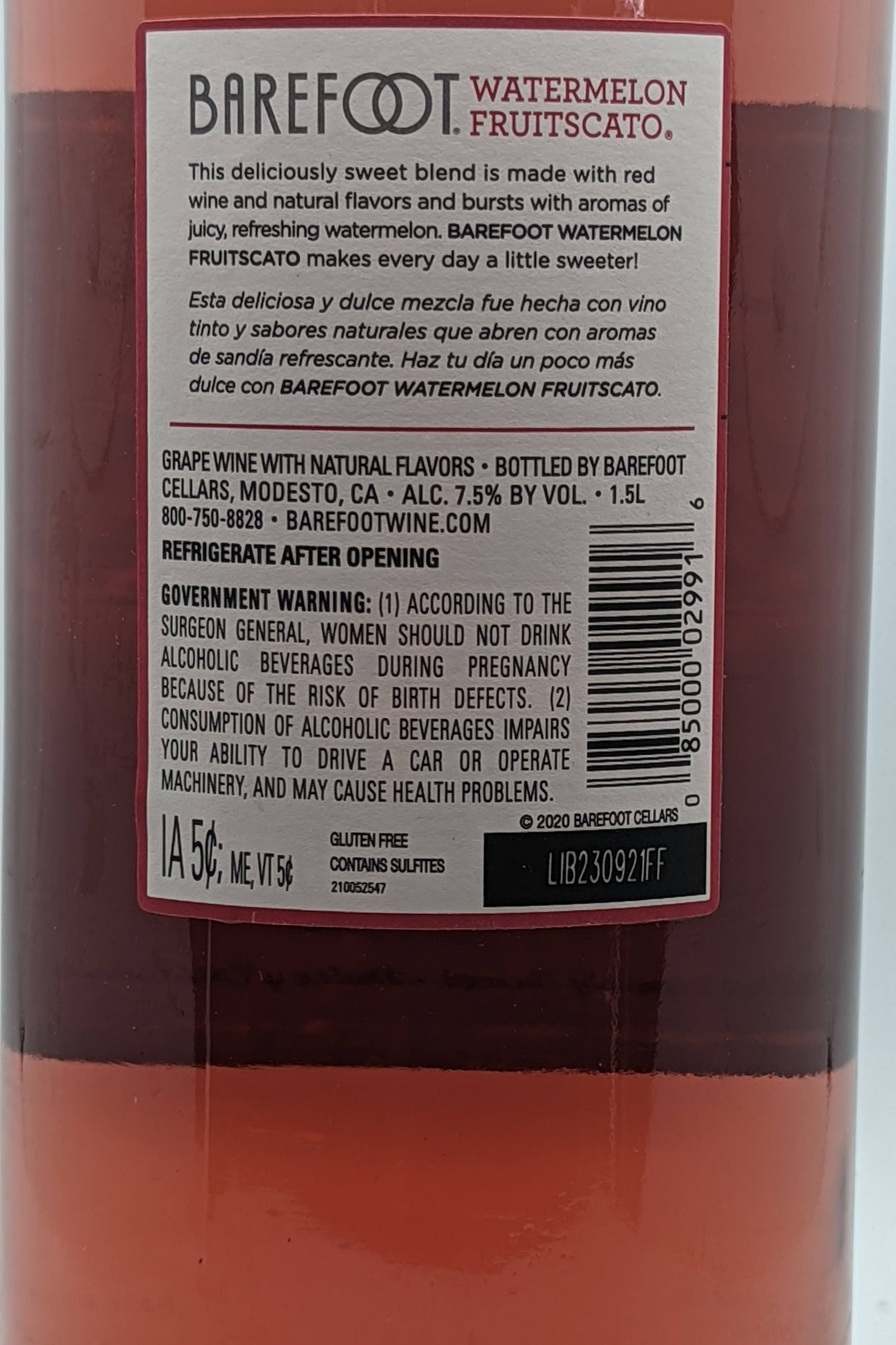 Barefoot Watermelon Fruitscato